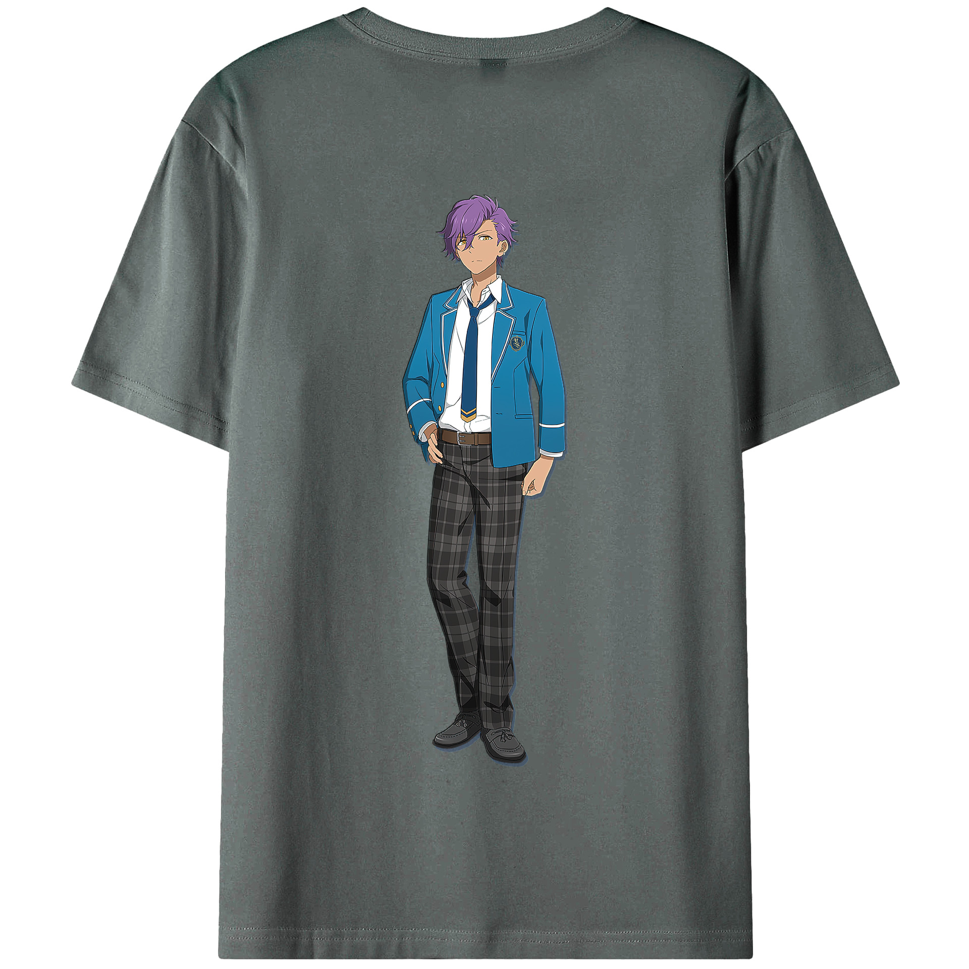 （画像用） あんさんぶるスターズ! Ensemble Stars 綿100％半袖Tシャツ（背面プリント）